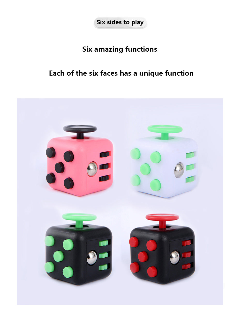 Antistress Children Relief Toys cube Decompression Dice Autism Adhd Toy Kids Anxiety Relieve Adult Fingertip games Button Gift