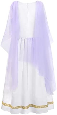 ReliBeauty Kids Greek Goddess Costume with Headband