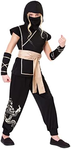Guardian Ninja Costume for Girls Fun Crafty Gothic Jet-Ski Climbing Costume