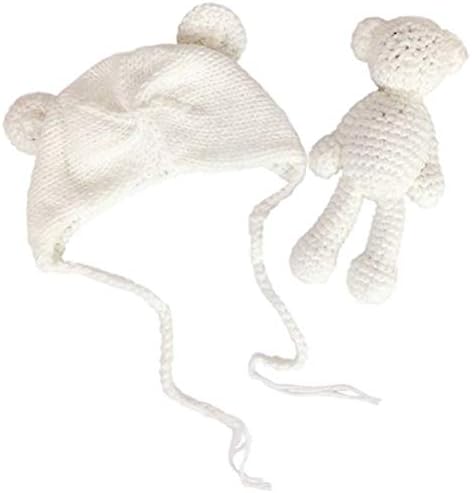 Cute Bear Bear Hat with Bear Doll for Babies
