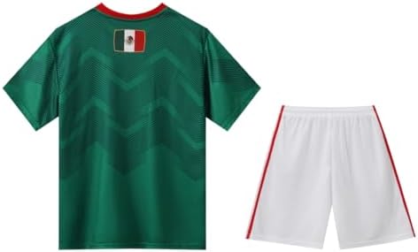 Shanovelle Mexico Kids Boys Youth Soccer Kit