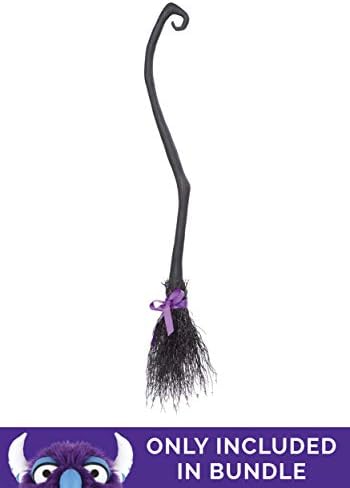 Purple Moon Witch Costume for Girls - Complete Set Belt Overdress and Hat