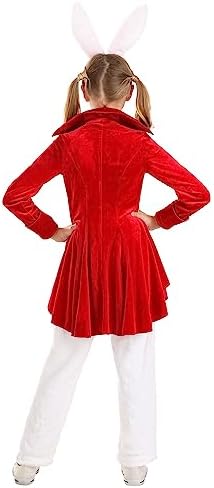 Fun Costumes Dignified White Rabbit Girls Halloween Costume for Kids