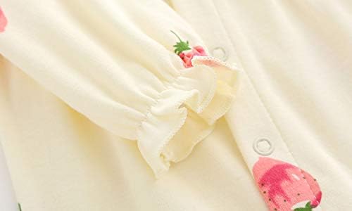 Baby One Piece Romper Soft Cotton Sleepwear for 0-12 Month Infant