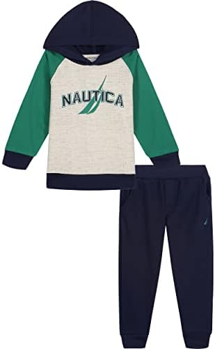 Nautica Boys 2-Piece Fleece Set Nessie Knit Cozy Fleece Closed Front
