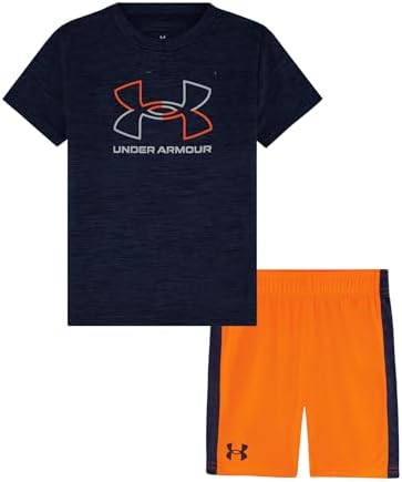 Under Armour Boys Short Sleeve Tee Set Lightweight Comfortable