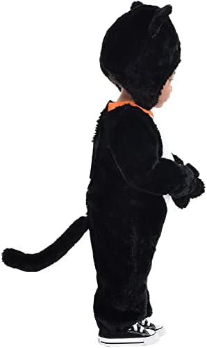 Cuddly Black Cat Costume for Kids
