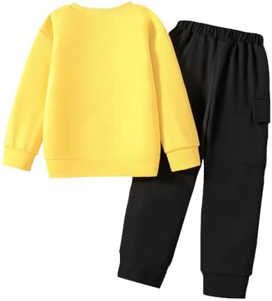 Cozy sweatshirt Cargo sweatpants Toddler boys 3T-7T Nested Animal Designs