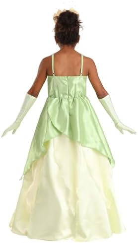 Enchanted Disney Tiana Costume Dress for Girls - Perfect Princess arbitrary