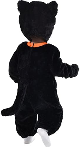 Cuddly Black Cat Costume for Kids