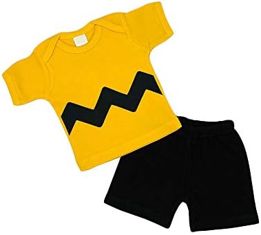 PandoraTees Kids - Yellow Zig Zag Outfit