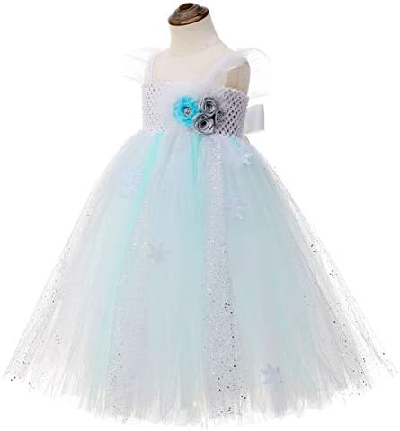 Tutu Dreams Snow Queen Princess Dress for Girls 1-12Y