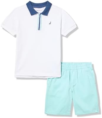 Nautica Boys Polo Short Set