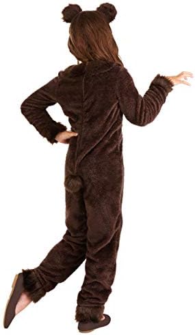 Girls Halloween Grizzly Bear Costume Size X-Small to X-Large