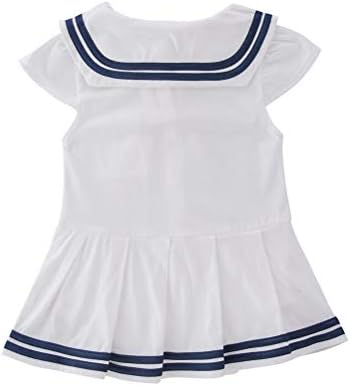 Sailor Suit Jumpsuit for Baby Girls - Nautical Unused