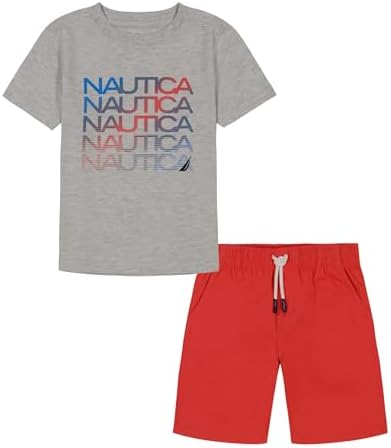 Nautica Boys Tee Short Set - Everyday staples with a touch of style