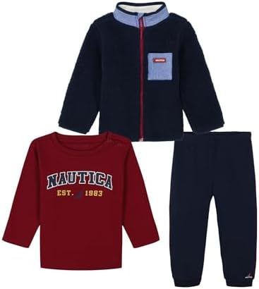 Nautica Boys 3-PieceJacket Pants Set