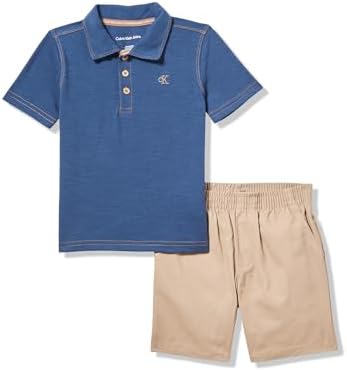 Calvin Klein Boys Comfort Polo Set
