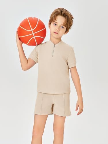 Stylish Boys Quarter Zip Tracksuit Set