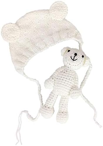 Cute Bear Bear Hat with Bear Doll for Babies