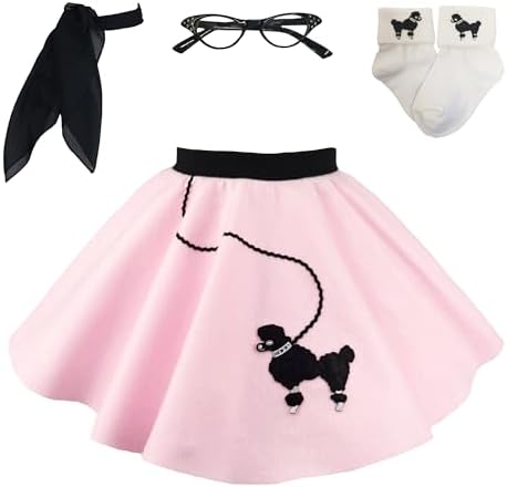 1950s Toddler Poodle Skirt Accessories