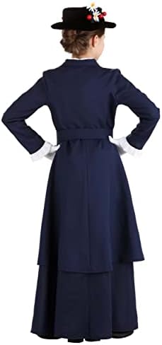 bwDis Disney Mary Poppins Halloween Costume Nanny Gown for Girls