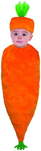 Stylish Baby Carrot Costume for Boys 0-3 Months