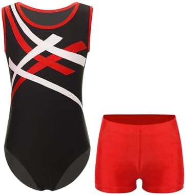 TiaoBug Kids Boys Gymnastics Outfits Unitard Athletic Leotard