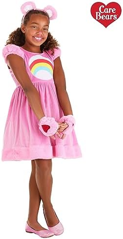 Girls Care Bear Costume for Kids Playful Halloween or Party Scheme