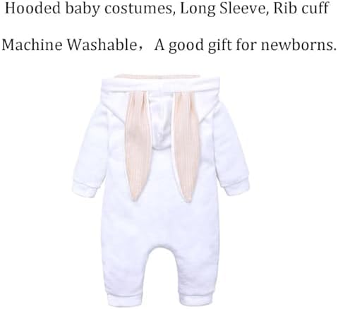 Perfect Easter Bunny Costume for Babies Soft Machine Washable