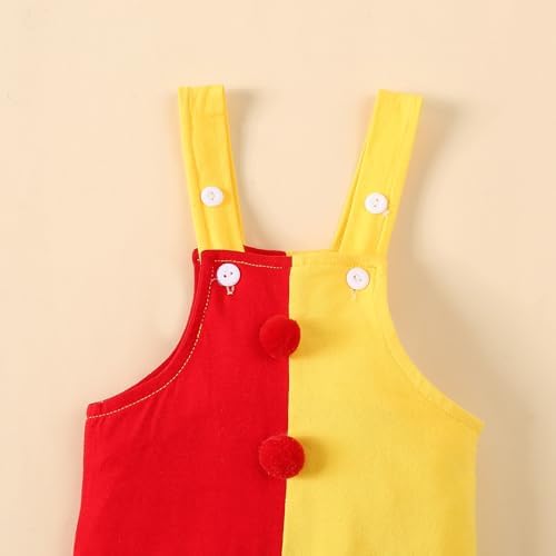 VINUOKER Baby Boy Halloween Clothes Halloween clown outfit funny infant clown costume