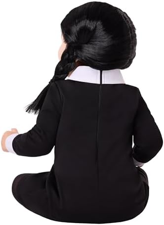 Spirit Halloween Addams Family Baby Wednesday Costume Charcoal Teal