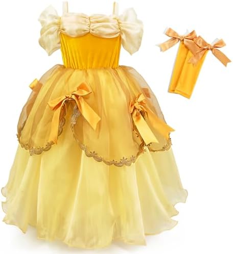TYHTYM Princess Dress Little Girls Delute Halloween Party Costume Gig Ball Gown