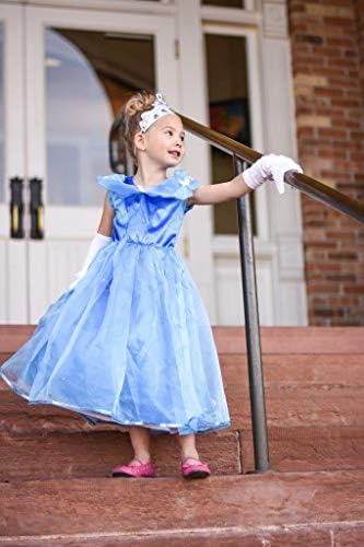 Little Adventures Deluxe Cinderella Butterfly Princess Dress Up Costume for Girls