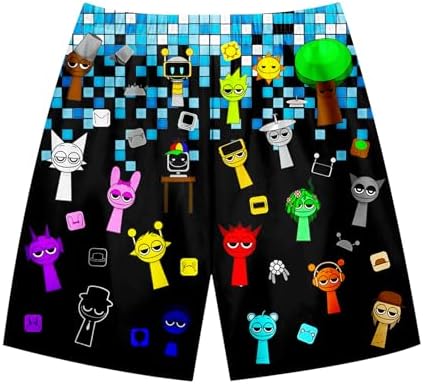 COSEFUMO Boys Kids Cartoon T-Shirts Pants 2Pcs