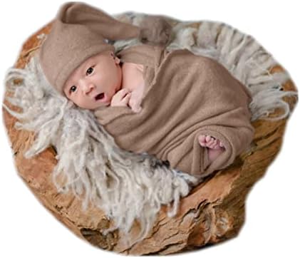 Newborn Baby Photography Props Sleepy Hats and Fabric Wrap
