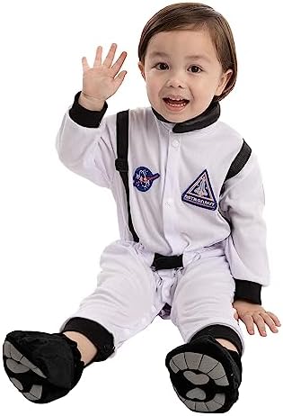 Spooktacular Creations Toddler Halloween Astronaut Costume - Space-themed BabyJumpsuit with Boots