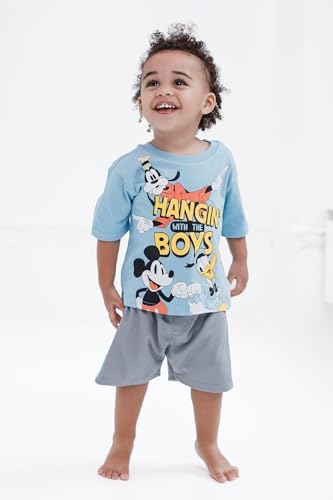 Disney Mickey Mouse Boys T-Shirt Mesh Shorts Set