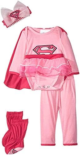 official dc comics superman sweet supergirl onesie costume for kids