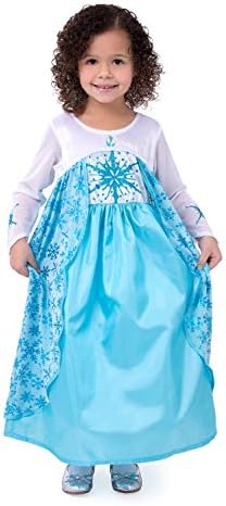 Dress Up as the Ice Princess Machine Washable Play-Friendly Kids Costumes