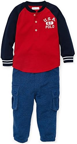 Ralph Lauren Boys Henley Shirt Set