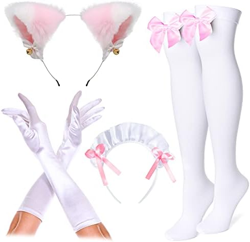 Kawaii Anime French Maid Costume Set for Girls