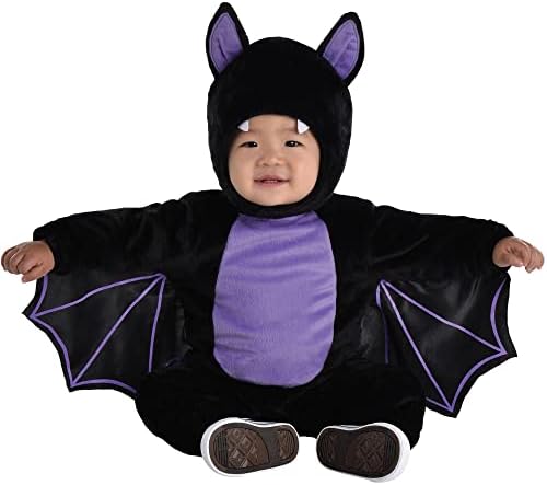 Amscan Bat Onesie Costume for 6-12M Baby Girls
