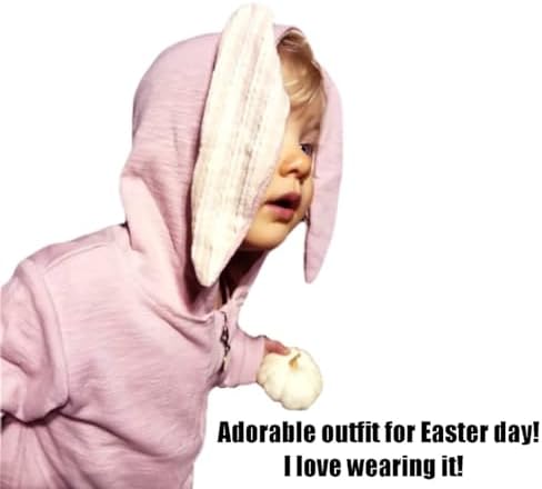 Easter bunny costume for babies soft stretchy multiple sizes
