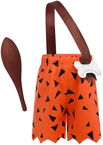 BAMM Kids Caveman Costume HalloweenIBTOM Kids Costume