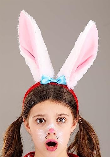 Fun Costumes Dignified White Rabbit Girls Halloween Costume for Kids