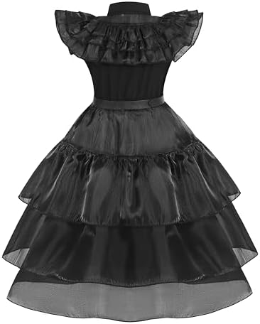 WYB Black Costume Dress for Girls - Cosplay Party Set
