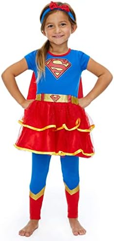 DC Comics Justice League Super Girl Batgirl Costume Set