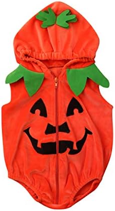 Merqwadd Halloween Toddler pumpkin costume