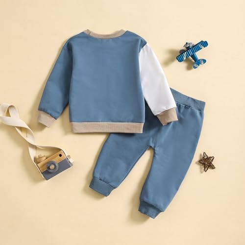 Toddler Boys Letter Print T-Shirt Pants Set